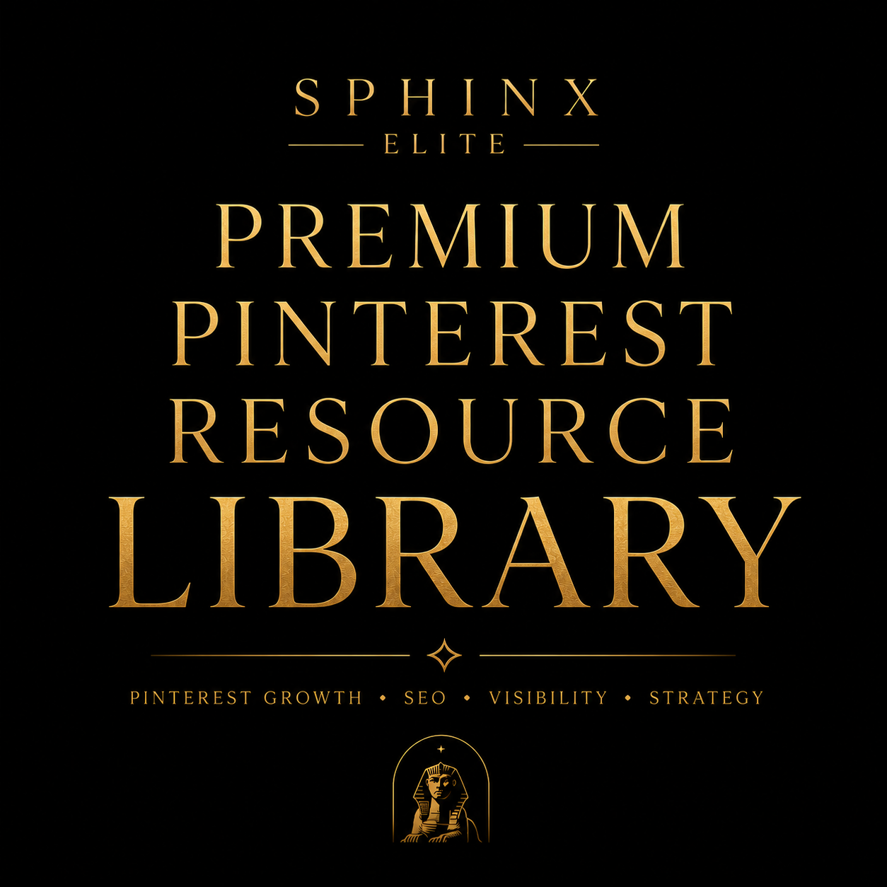 Premium Pinterest Resource Library