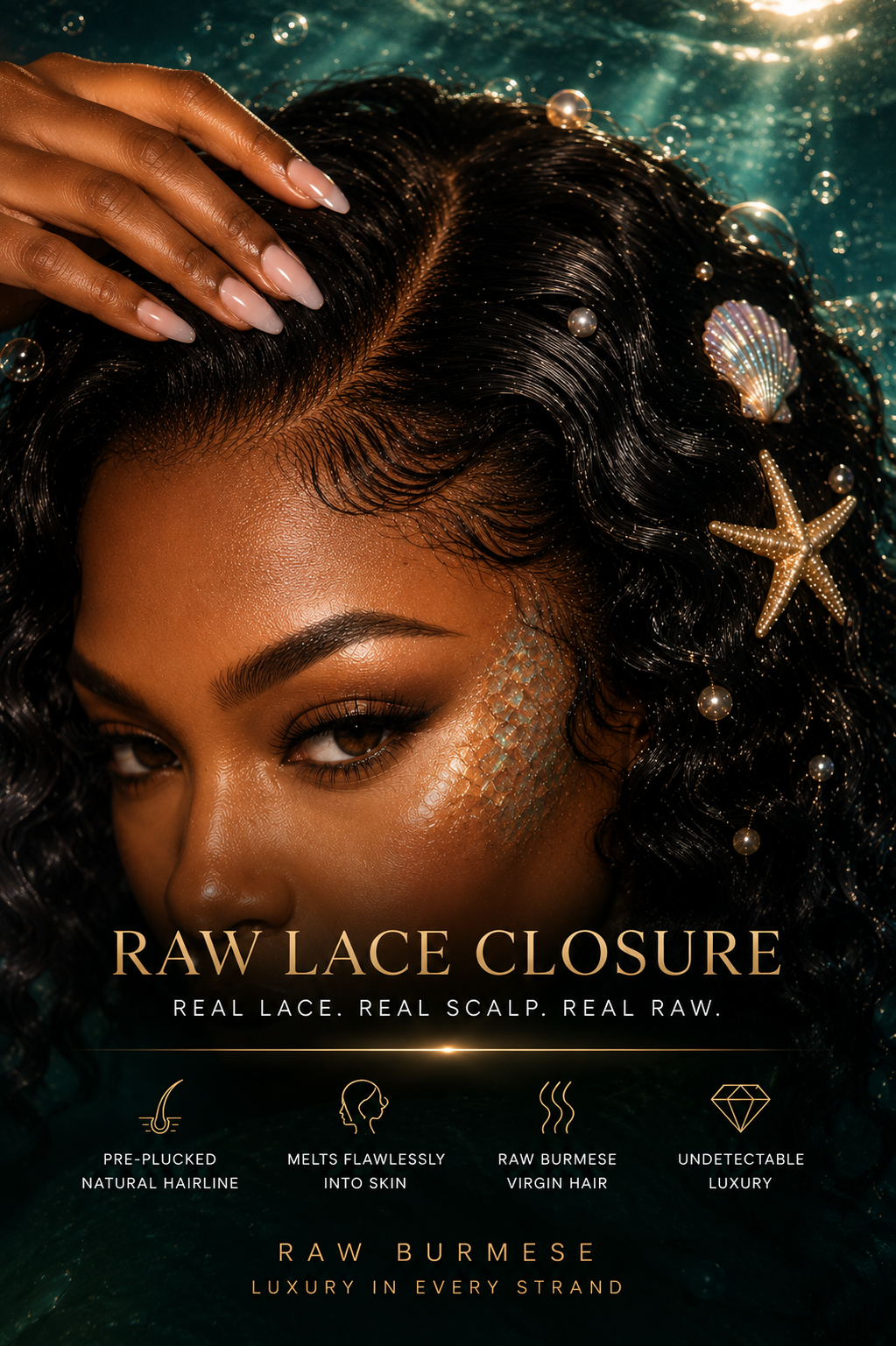 PRE-SALE | Raw Burmese Curly 5x5 HD Lace Closure – Drop July 4th